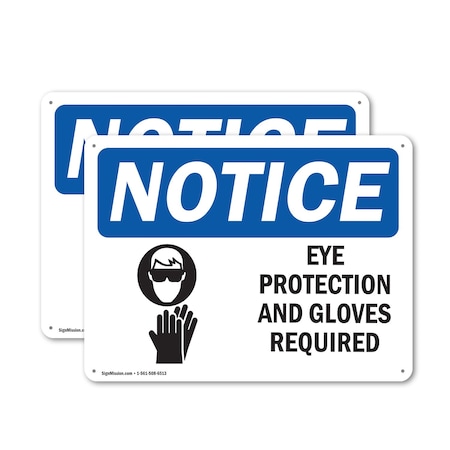 Signmission 18 in Height, 24 in Width, Plastic, Rectangle OS-2PACK-NS-P-1824-L-12315